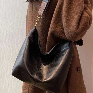 Women's Vintage Shoulder Bag, Large Capacity Tote Shoulder Bag